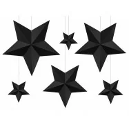 6 étoiles noires