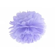 Pompon en papier de soie lilas 35 cm