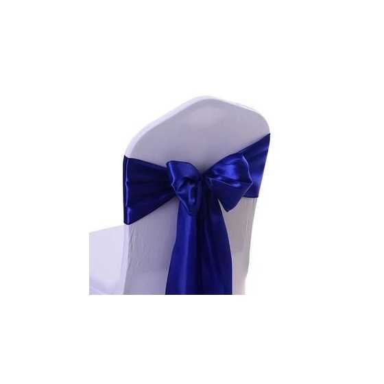 Location ruban pour noeud de chaise bleu royal