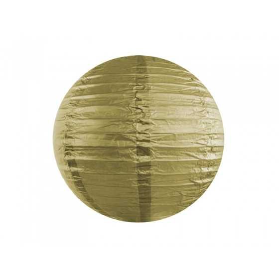 Lampion en papier or de 35 cm