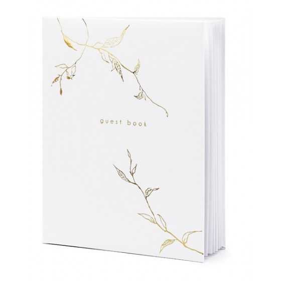 Livre d'or Guest Book or feuillage