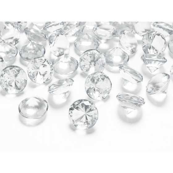 100 diamant transparent 12 mm