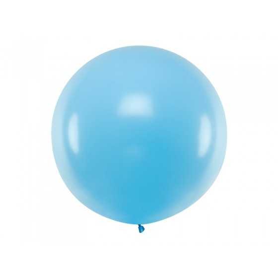 Ballon géant bleu ciel pastel