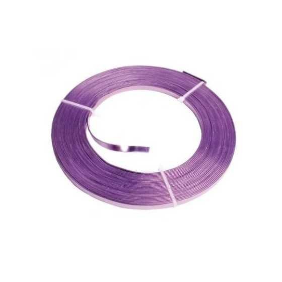 3 m de fil de fer violet de 5 mm plat