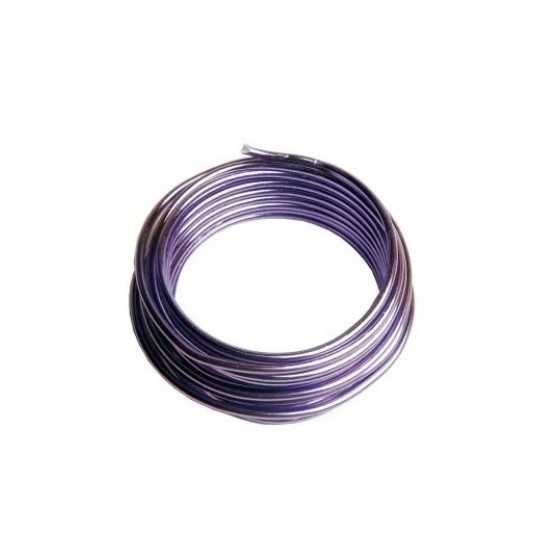 3 m de fil de fer lilas de 2 mm