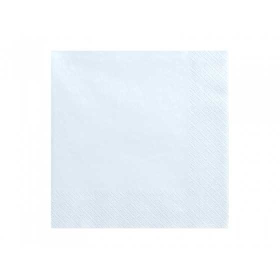 Serviette papier pas cher bleu marine x 40, serviettes jetables